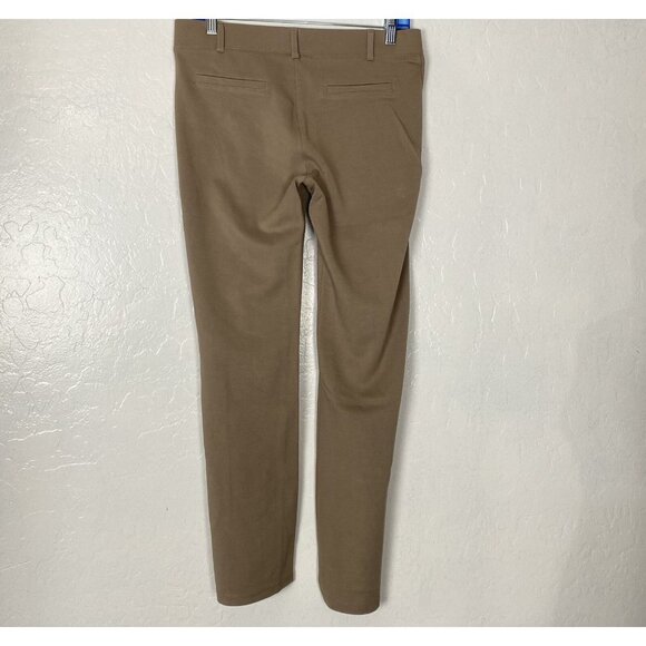 BETABRAND Women Bootcut Pants Pull On Sz MP Khaki Yoga Trousers Casual 68-14 - Picture 2 of 10